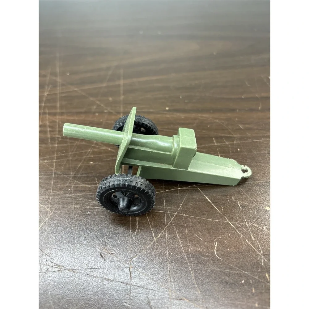 Vintage Tim-Mee Toys‎ Plastic Green Cannon M3 Howitzer Made in USA